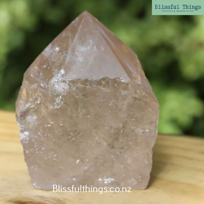 Smoky Quartz Point with Cut Base