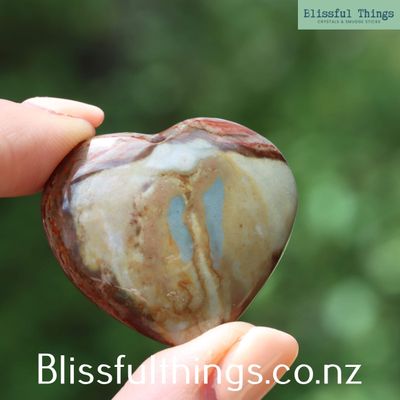 Polychrome Jasper Heart (small)