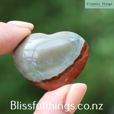 Polychrome Jasper Heart (small)