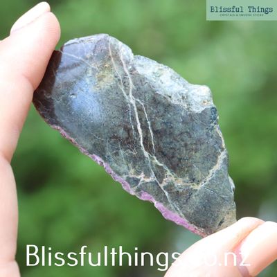 Atlantisite/ Stichtite &amp; Serpentine, Polished Face