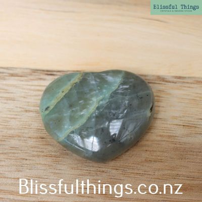 Green Moonstone Heart Small