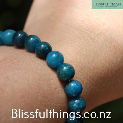 Apatite Bracelet 8mm beads.