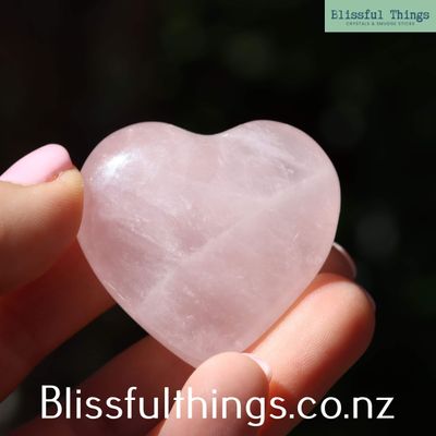 Rose Quartz Heart