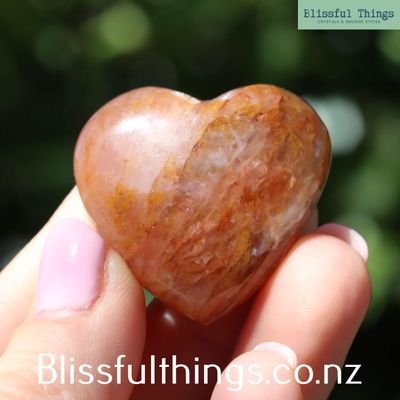 Fire Quartz Heart