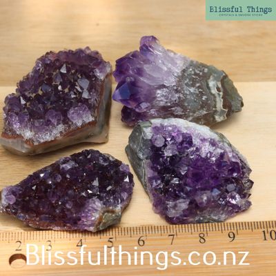 Amethyst Clusters from Uruguay x4