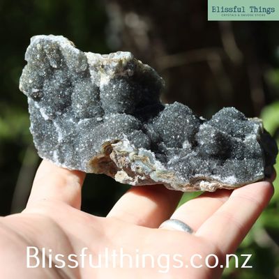 Black Amethyst Cluster