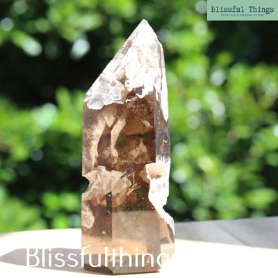 Garden Smoky Quartz Polished Tower