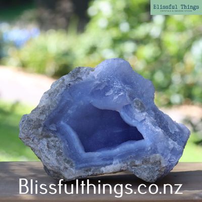 Blue Lace Agate Geode