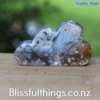 Plume Agate Cloud Silhouette