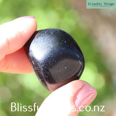 Black Obsidian Tumble Polished