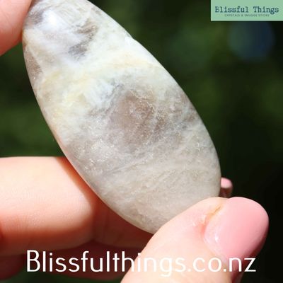 Moonstone and Sunstone Tumble Polished.