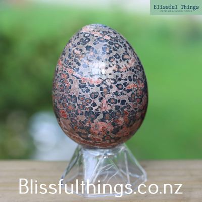 Leopard Skin Jasper Egg