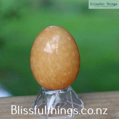 Yellow Aragonite Egg