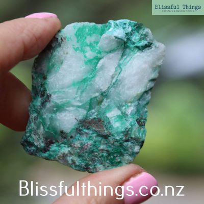 Ajoite in Quartz Matrix Raw