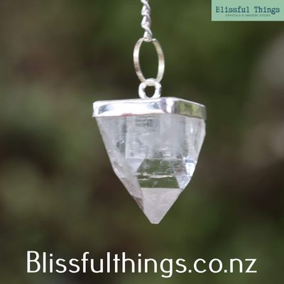Mirror Apophyllite Pendulum