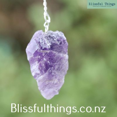 Amethyst Raw Pendulum