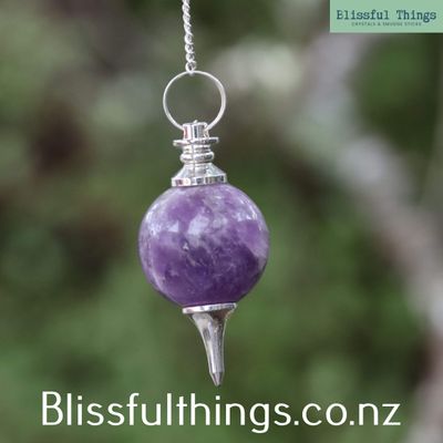 Amethyst Sphere Pendulum