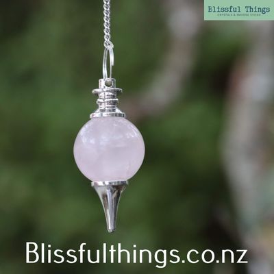 Rose Quartz Sphere Pendulum
