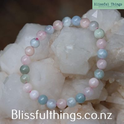 Morganite Bracelet 7mm
