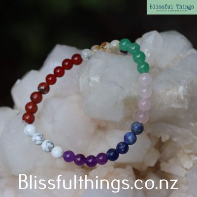 Chakra Stone Bracelet 6mm