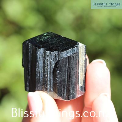 Black Tourmaline with Polished Point