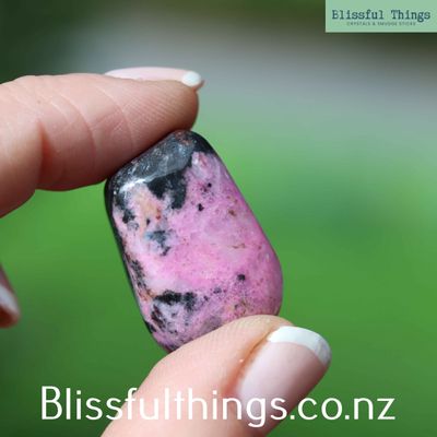 Cobaltian Calcite Tumbled