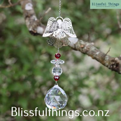 Angel Rainbow Catcher with Sphere