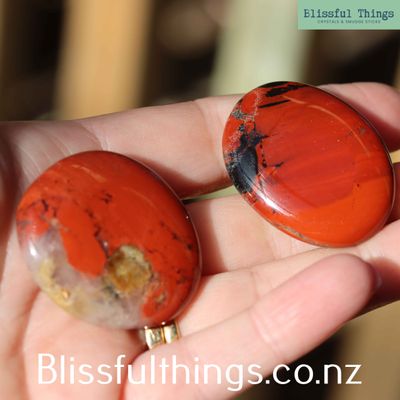 Red Jasper Flat Stone