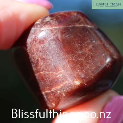 Hessonite Garnet Tumbled