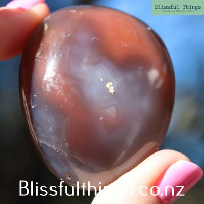 Sashe River Agate Palm Stone