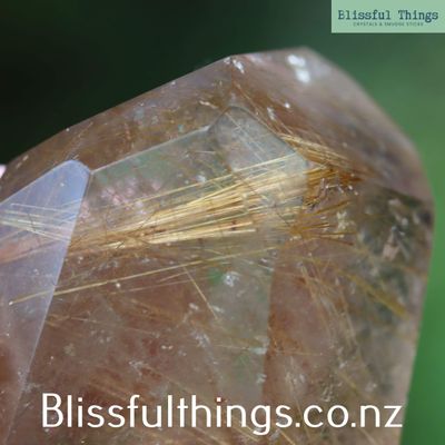 Golden Rutile/Rutilated Smoky Quartz Free Form
