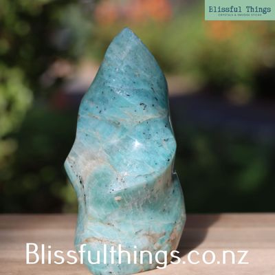 Amazonite Flame with Flash