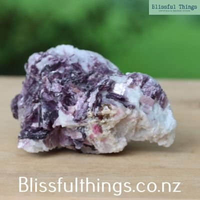 Lepidolite Mica with Rubellite and Quartz Specimen