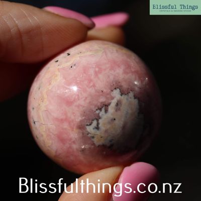 Rhodochrosite Sphere