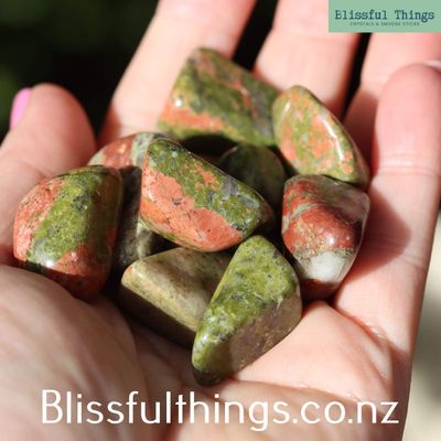 Unakite Tumbled 90gram Bag