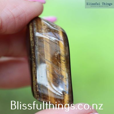 Golden Tigers Eye, Tumble Polished