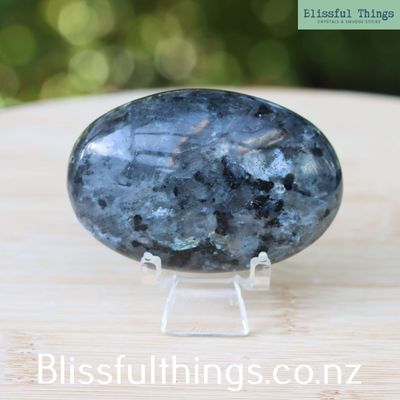 Larvikite Palm Stone