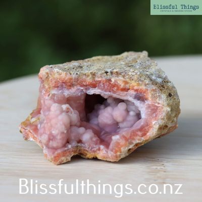 Pink Chalcedony Geode