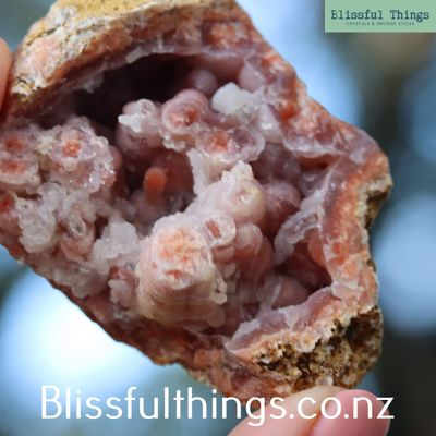 Pink Chalcedony Geode