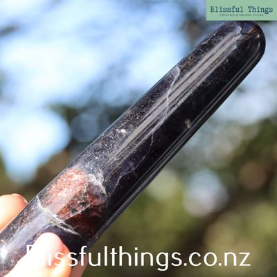 Iolite with Sunstone Massage Wand