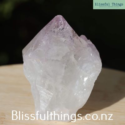 Amethyst Point with Cut Base
