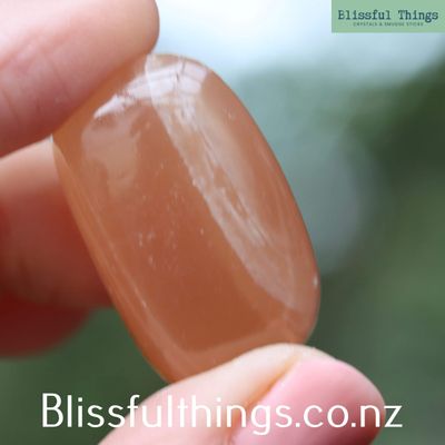 Caramel Calcite Tumbled