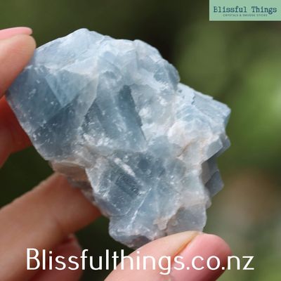 Blue Calcite Raw