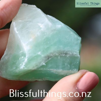Green Calcite Raw