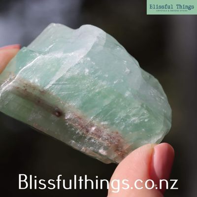 Green Calcite Raw