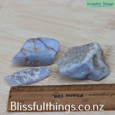 Blue Lace Agate Semi Tumble Lot