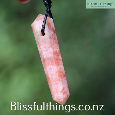 Sunstone Double Terminated Pendant