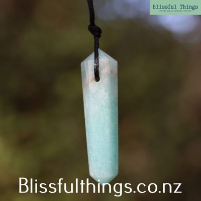 Amazonite Double Terminated Pendant
