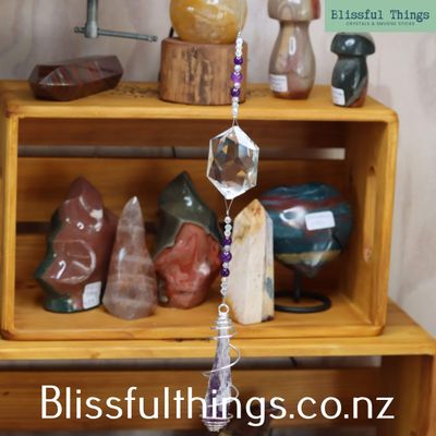 Amethyst Point and Suncatcher Hanger