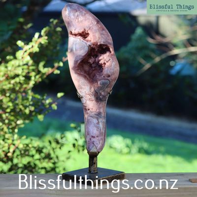 Pink Amethyst Polished Free Form on Stand 2.46kg